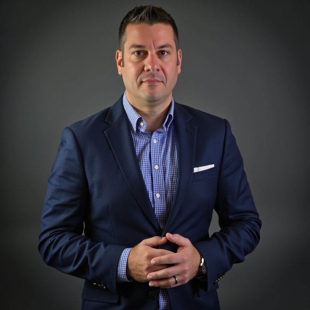 Adam Brososky in a business setting